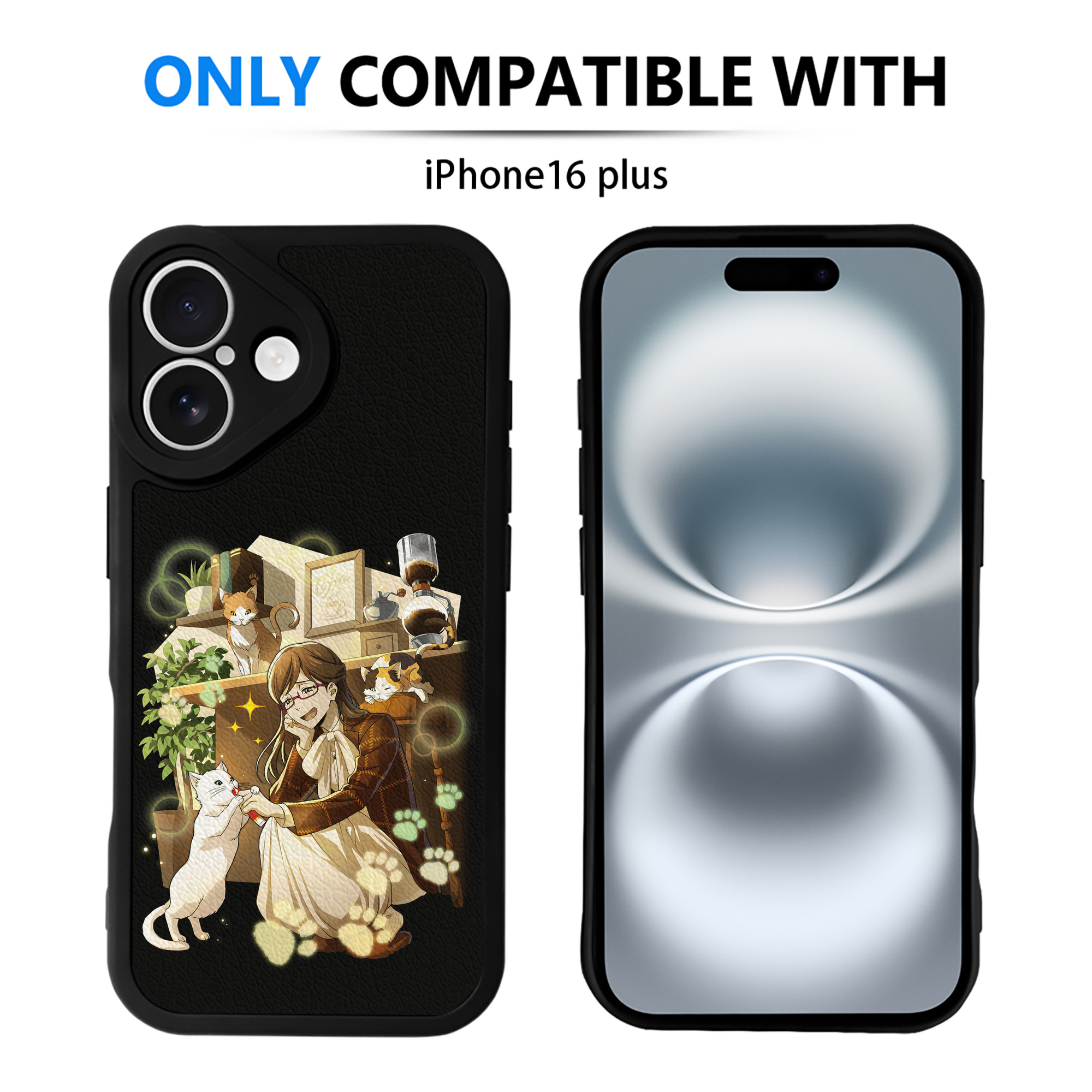（画像用） 文豪ストレイドッグス Bungo Stray Dogs 【iPhone 16シリーズ対応】シリコンスマホケース（レザー調） 材質：シリコン